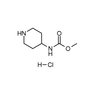 哌啶-4-基氨基甲酸甲酯盐酸盐结构式