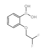 [2-(2,2-difluoroethoxy)phenyl]boronic acid structure