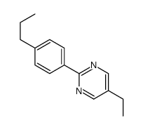 5-ethyl-2-(4-propylphenyl)pyrimidine Structure