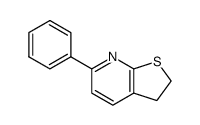 6-phenyl-2,3-dihydrothieno-<2,3-b>pyridine Structure
