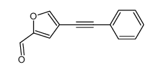 4-phenylethynyl-furan-2-carbaldehyde结构式