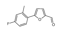 5-(4-Fluoro-2-methylphenyl)furan-2-carbaldehyde Structure