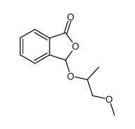 3-(β-methoxy-isopropoxy)-phthalide结构式