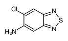 5-氨基-6-氯-2,1,3-苯并噻二唑结构式