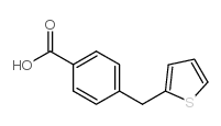 4-(Thien-2-ylmethyl)benzoic acid Structure