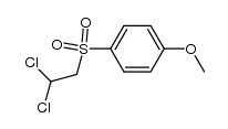 4-Methoxyphenyl-β,β-dichlorethylsulfon结构式