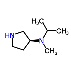 (3S)-N-Isopropyl-N-methyl-3-pyrrolidinamine Structure