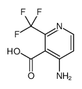 4-amino-2-(trifluoromethyl)pyridine-3-carboxylic acid结构式