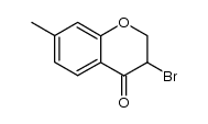 3-bromo-7-methyl-chroman-4-one Structure