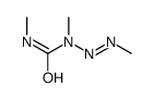 1,3-dimethyl-1-(methyldiazenyl)urea Structure