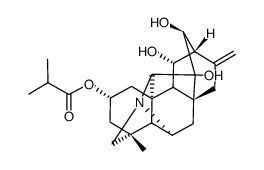 (2α,11α,13S)-Hetisan-2,11,13,14-tetrol 2-(2-methylpropanoate)结构式