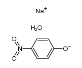 sodium p-nitrophenoxide dihydrate Structure
