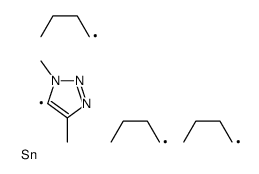 tributyl-(3,5-dimethyltriazol-4-yl)stannane Structure