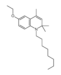 6-ethoxy-2,2,4-trimethyl-1-octylquinoline Structure