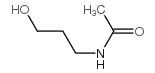 N-(3-hydroxypropyl)acetamide structure