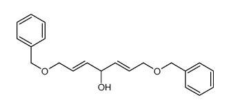 1,7-bis(phenylmethoxy)hepta-2,5-dien-4-ol结构式