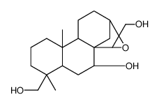 Kaurane-7,17,18-triol,15,16-epoxy-,(4beta,7alpha,15alpha) Structure