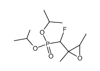 di-isopropyl 2,3-epoxy-1-fluoro-2-methylbutylphosphonate结构式