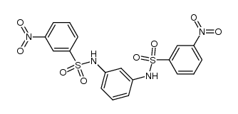 1,3-bis-(3-nitro-benzenesulfonylamino)-benzene Structure
