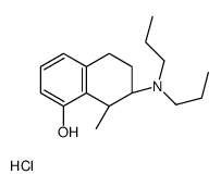 1-Naphthalenol, 7-(dipropylamino)-5,6,7,8-tetrahydro-8-methyl-, hydroc hloride, (7S-cis)- Structure
