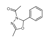1-(5-methyl-2-phenyl-[1,3,4]oxadiazol-3-yl)ethanone结构式