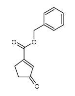 benzyl 3-oxocyclopent-1-enecarboxylate结构式