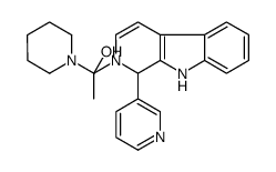 1-piperidin-1-yl-1-(1-pyridin-3-yl-1,9-dihydropyrido[3,4-b]indol-2-yl)ethanol Structure