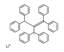 lithium,(2-benzhydryl-1,3,3-triphenylprop-1-enyl)benzene结构式