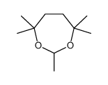 2,4,4,7,7-pentamethyl-1,3-dioxepane结构式