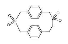 2,12-dithia[4.3]paracyclophane 2,2,12,12-tetraoxide Structure