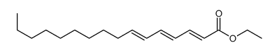 ethyl hexadeca-2,4,6-trienoate Structure
