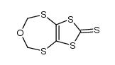 4-oxa-2,6,8,10-tetrathiabicyclo[5.3.0]dec-1(7)-ene-9-thione结构式