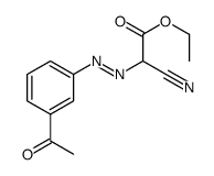 ethyl 2-[(3-acetylphenyl)diazenyl]-2-cyanoacetate结构式