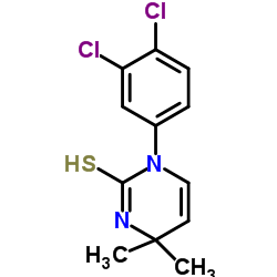 1-(3,4-Dichlorophenyl)-4,4-dimethyl-3,4-dihydro-2(1H)-pyrimidinethione Structure