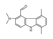 3-(dimethylamino)-5,8-dimethyl-9H-carbazole-4-carbaldehyde Structure