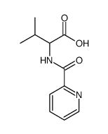 3-methyl-2-[(pyridine-2-carbonyl)-amino]-butyric acid结构式