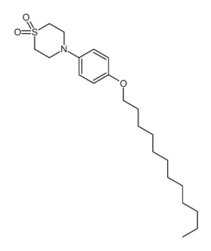 4-(4-dodecoxyphenyl)-1,4-thiazinane 1,1-dioxide Structure