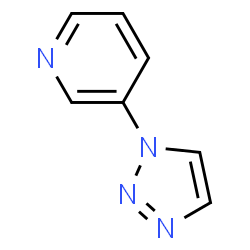 Pyridine, 3-(1H-1,2,3-triazol-1-yl)- (9CI) structure