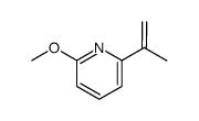 Pyridine, 2-methoxy-6-(1-methylethenyl)- (9CI) Structure