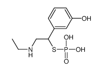 [2-(ethylamino)-1-(3-hydroxyphenyl)ethyl]sulfanylphosphonic acid Structure