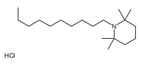 1-decyl-2,2,6,6-tetramethylpiperidine,hydrochloride Structure