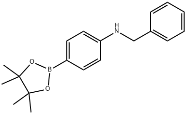 4-苄氨基苯硼酸频哪醇酯结构式