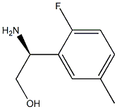 (2S)-2-AMINO-2-(2-FLUORO-5-METHYLPHENYL)ETHAN-1-OL结构式