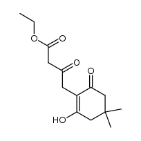 2ω-carboethoxyacetonyl dimedone结构式