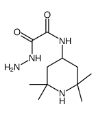 oxo-((2,2,6,6-tetramethylpiperidin-4-yl)amino)carbonylacetohydrazide结构式