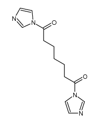 1,7-di(1H-imidazol-1-yl)heptane-1,7-dione结构式