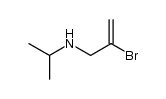 N-(2-bromoallyl)-N-isopropylamine结构式