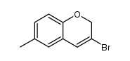 3-bromo-6-methyl-2H-chromene结构式