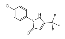 1-(4-Chlorophenyl)-3-(trifluoromethyl)-1H-pyrazol-5-ol Structure