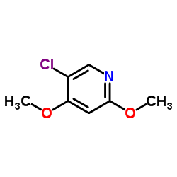 5-Chloro-2,4-dimethoxypyridine structure